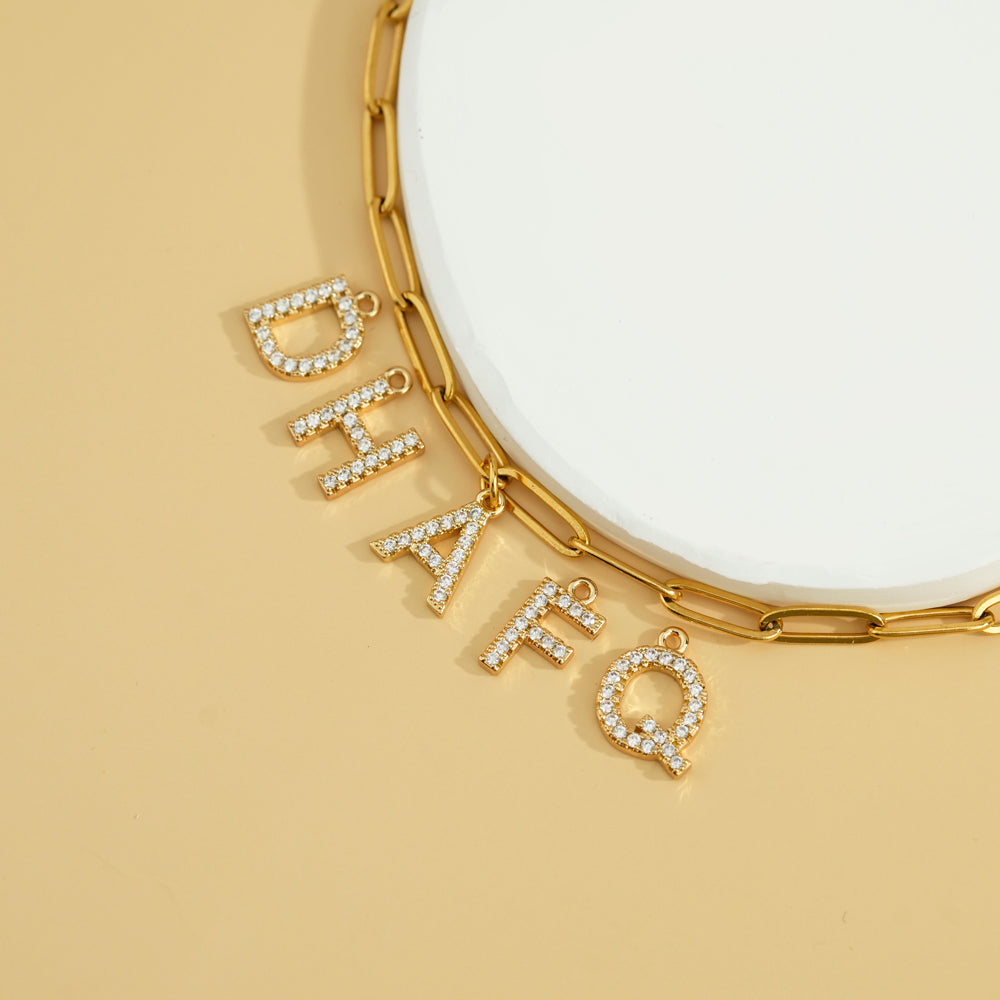 Buchstaben Armband - Einzel