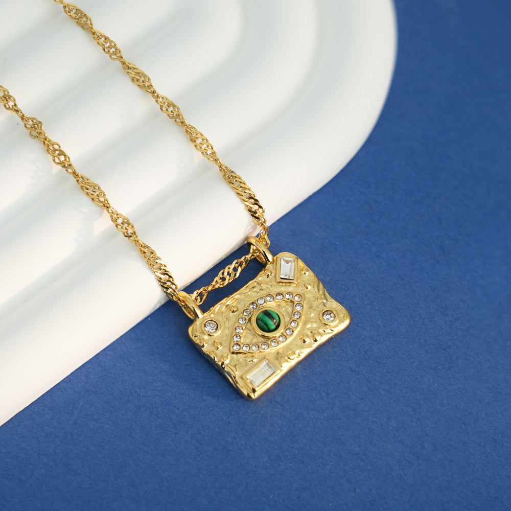 Vintage Evil Eye Halskette