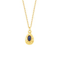 Halskette mit Stein - Blau